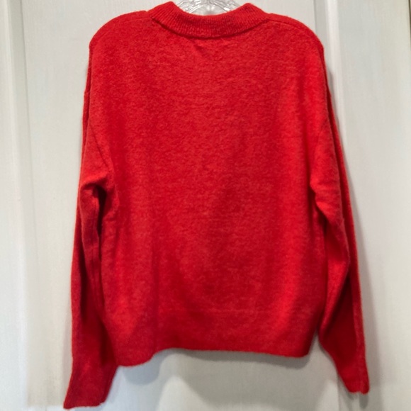 H&M Christmas Knit Sweater wool blend with Sequin Motif size:XS - Picture 4 of 13